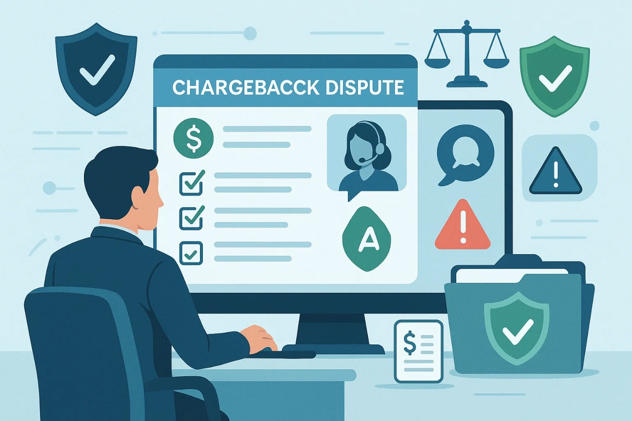 Chargeback dispute management process